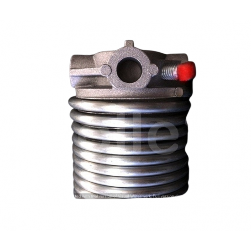 molla a torsione assemblata per porta sezionale diametro interno 67 mm, filo 6.5 mm