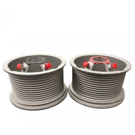 Tamburi per porte alte max 3900 mm - per cavi diametro filo 4 mm