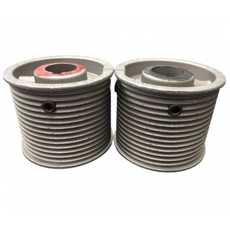 Coppia Tamburi per porte alte max 3000 - per cavi diametro filo 4 mm