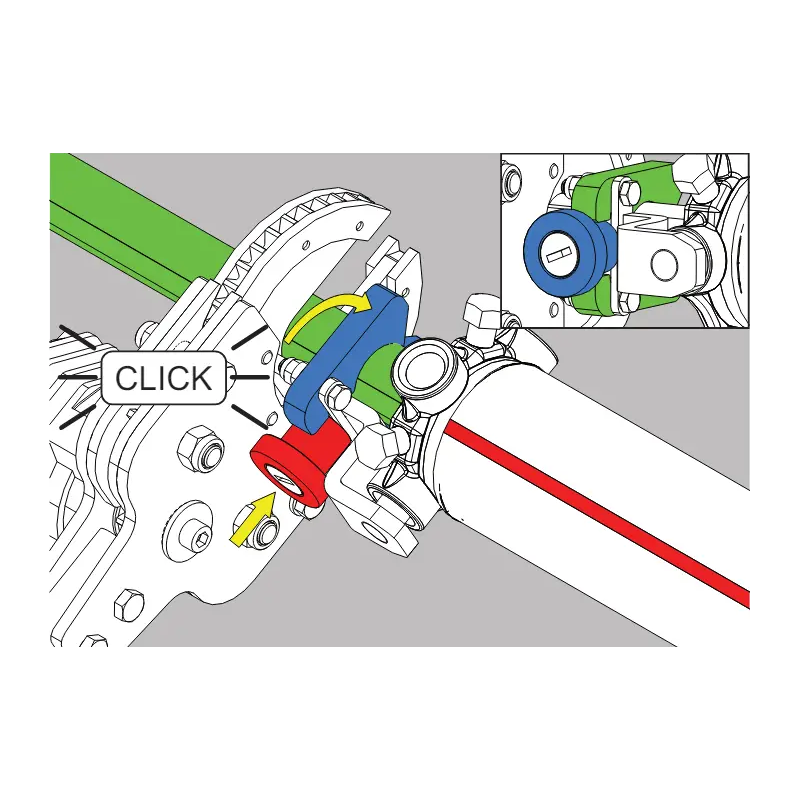 Tensionatore carica molle diametro 50 mm e 67 mm per porte sezionali residenziali